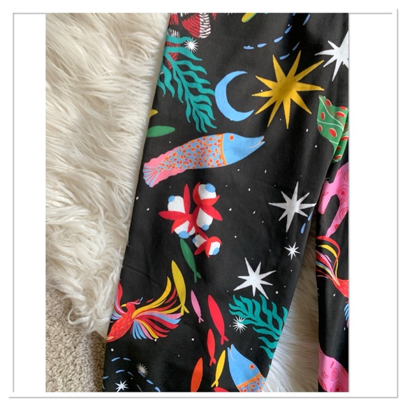 NWT Alden Adair Elton Pant In Moonlight Multicolor Size Extra Small - Picture 4 of 9